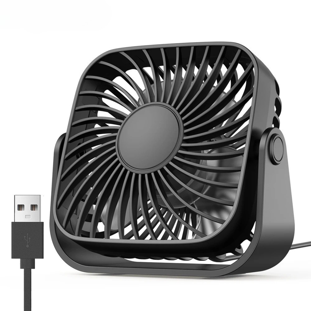 Portable Fan with Silent 3-Speed & 360° Adjustment – AeroCool Mini