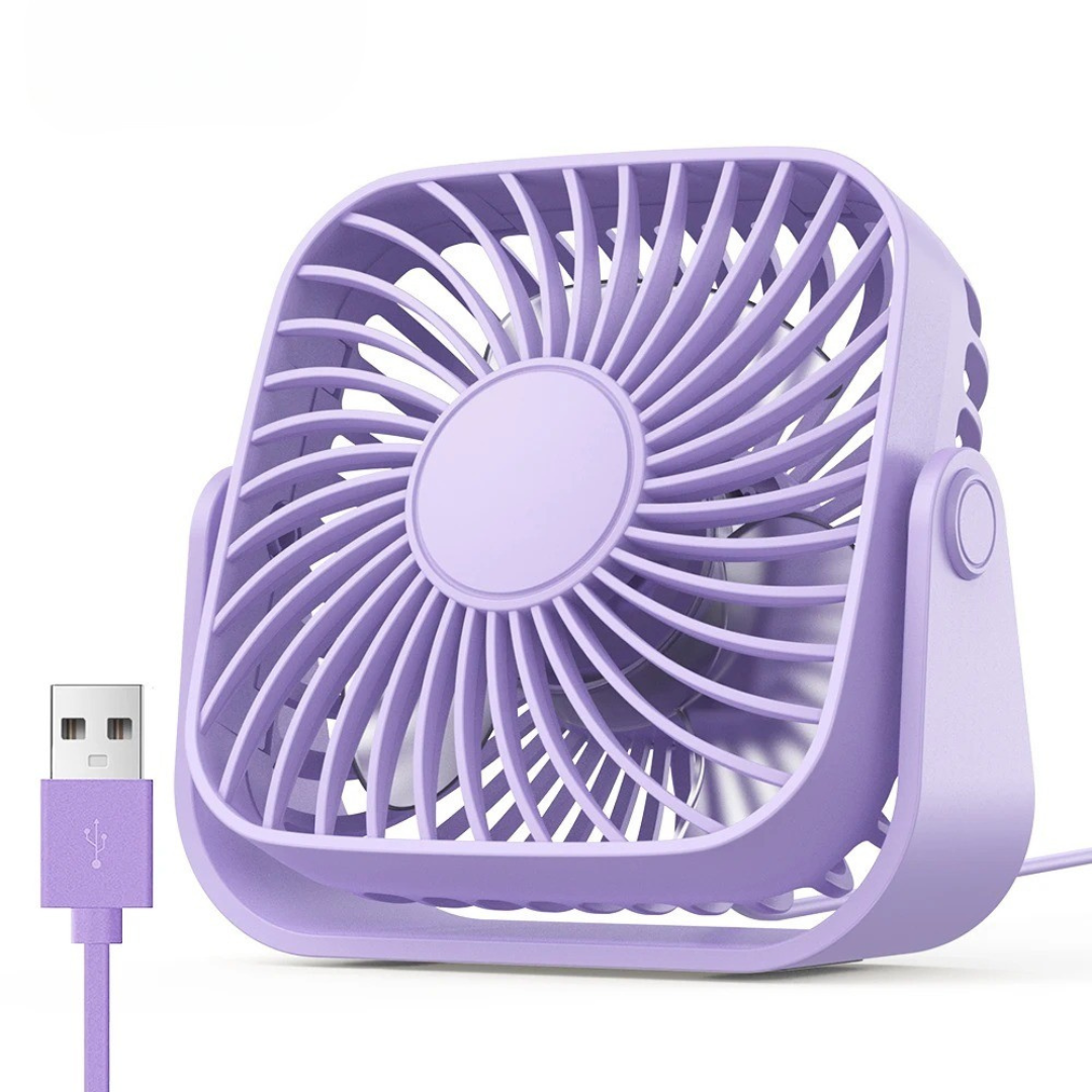 Portable Fan with Silent 3-Speed & 360° Adjustment – AeroCool Mini