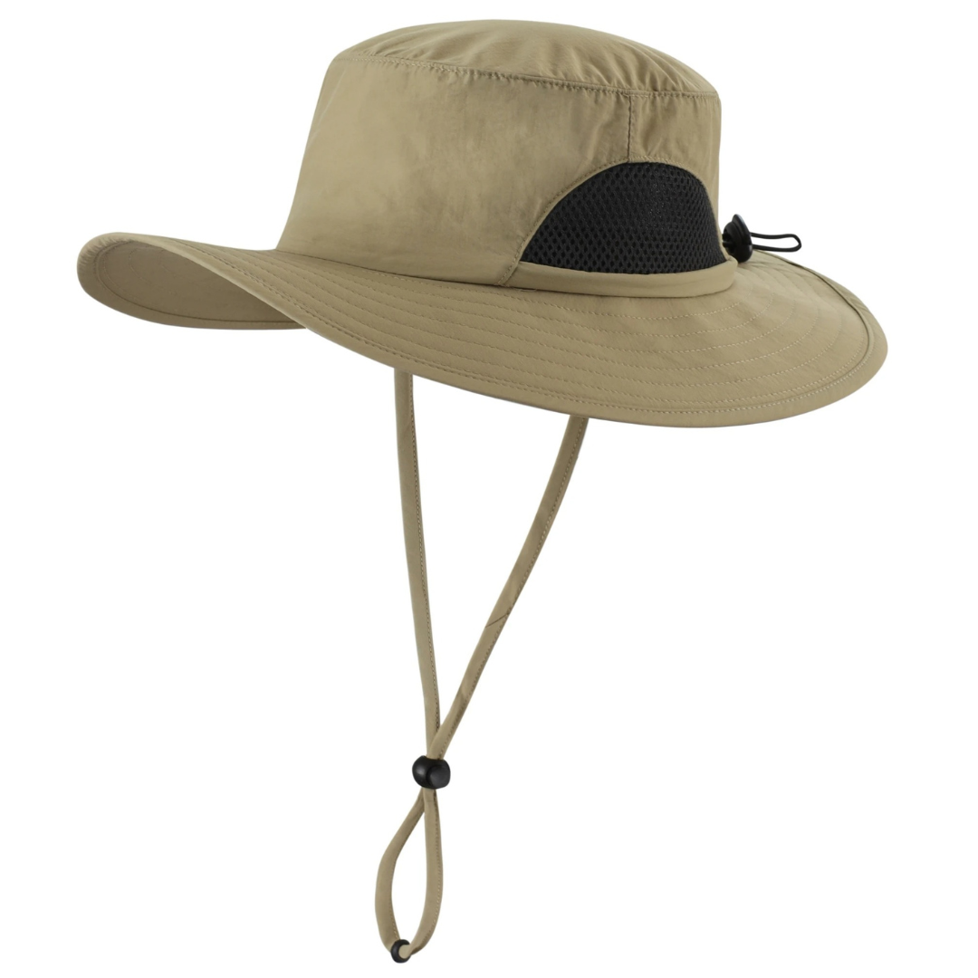 Sun Hat for Kids with Wide Brim & Breathable Mesh – Connectyle Adventure Cap
