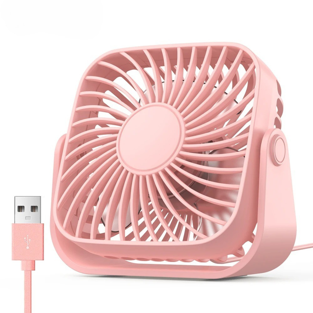 Portable Fan with Silent 3-Speed & 360° Adjustment – AeroCool Mini