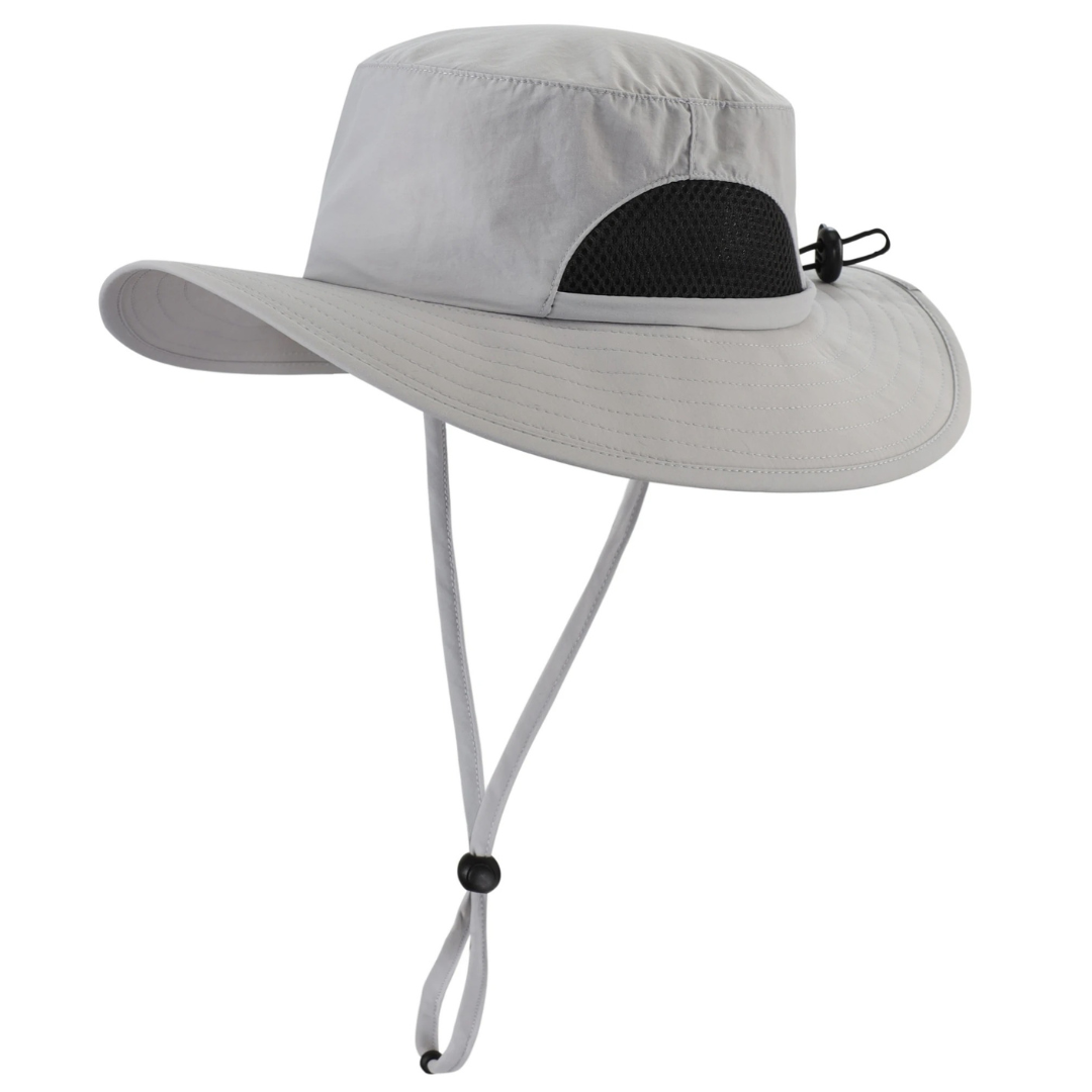 Sun Hat for Kids with Wide Brim & Breathable Mesh – Connectyle Adventure Cap