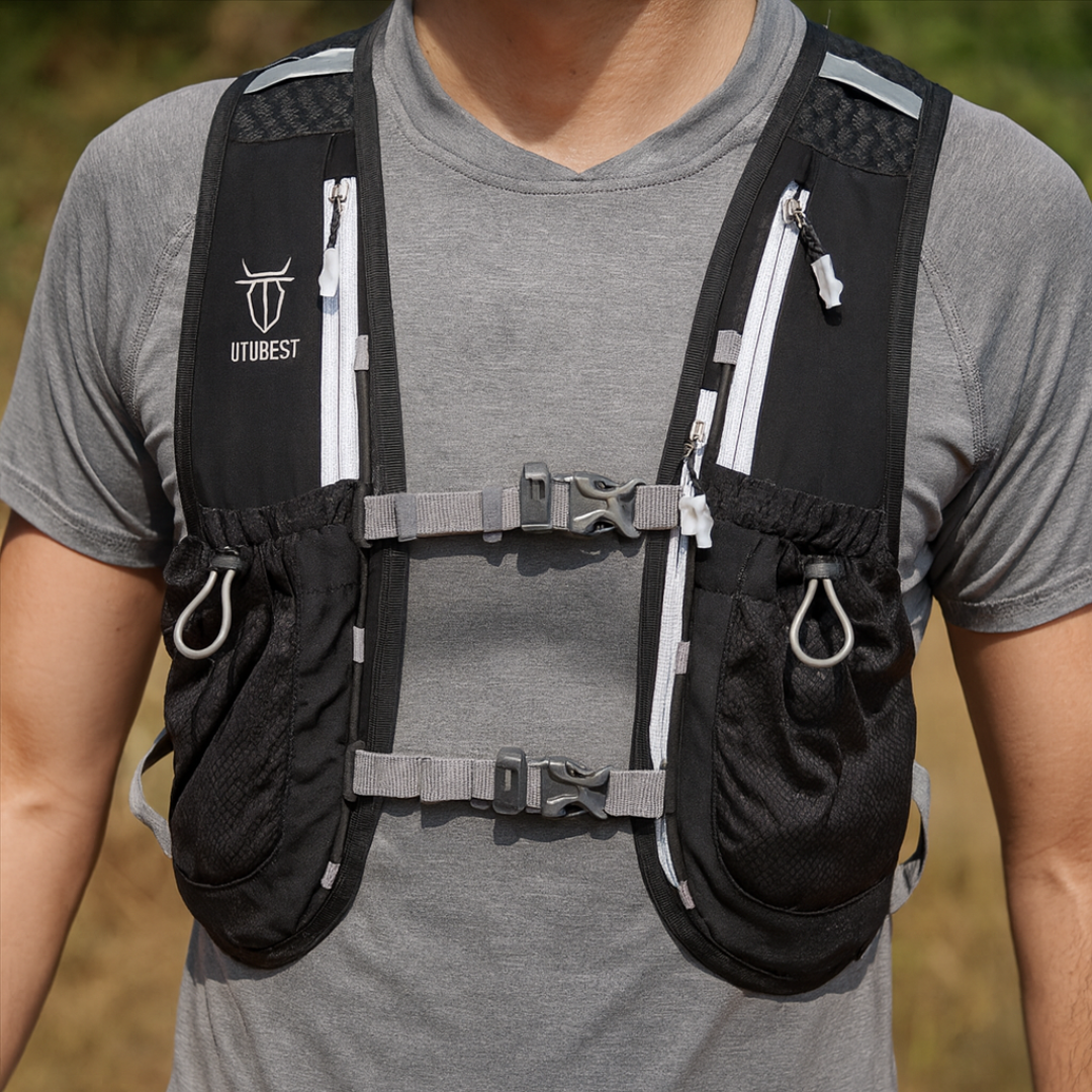 Running Vest Hydration Pack 5L – AeroFlow Trail Vest