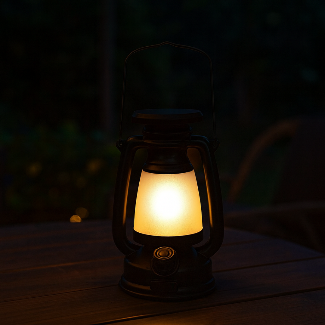 Vintage Light Retro Lamp – Solaro USB & Solar Camping Lantern