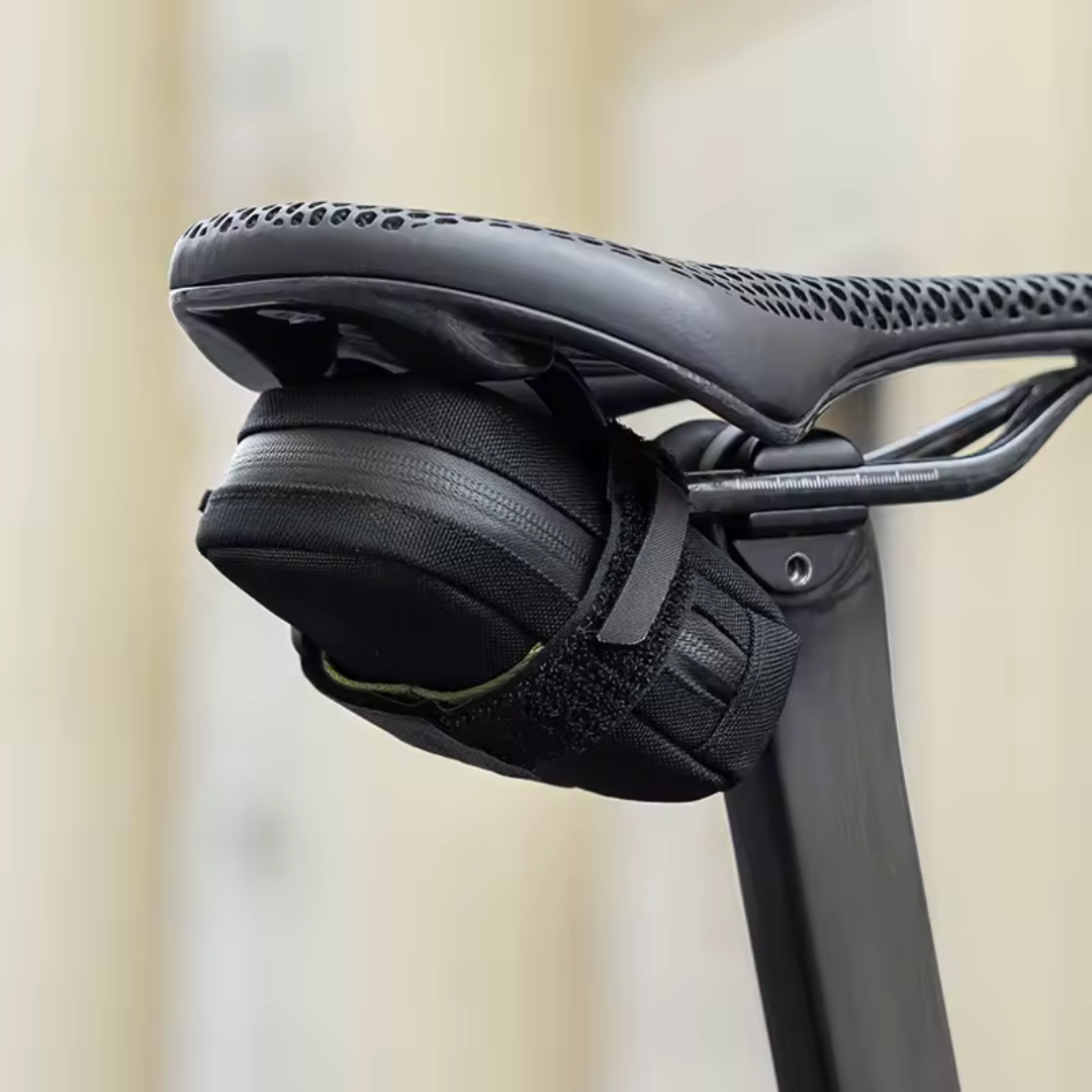 Ultra-lightweight bicycle saddle bag with zipper – SeatFix Mini