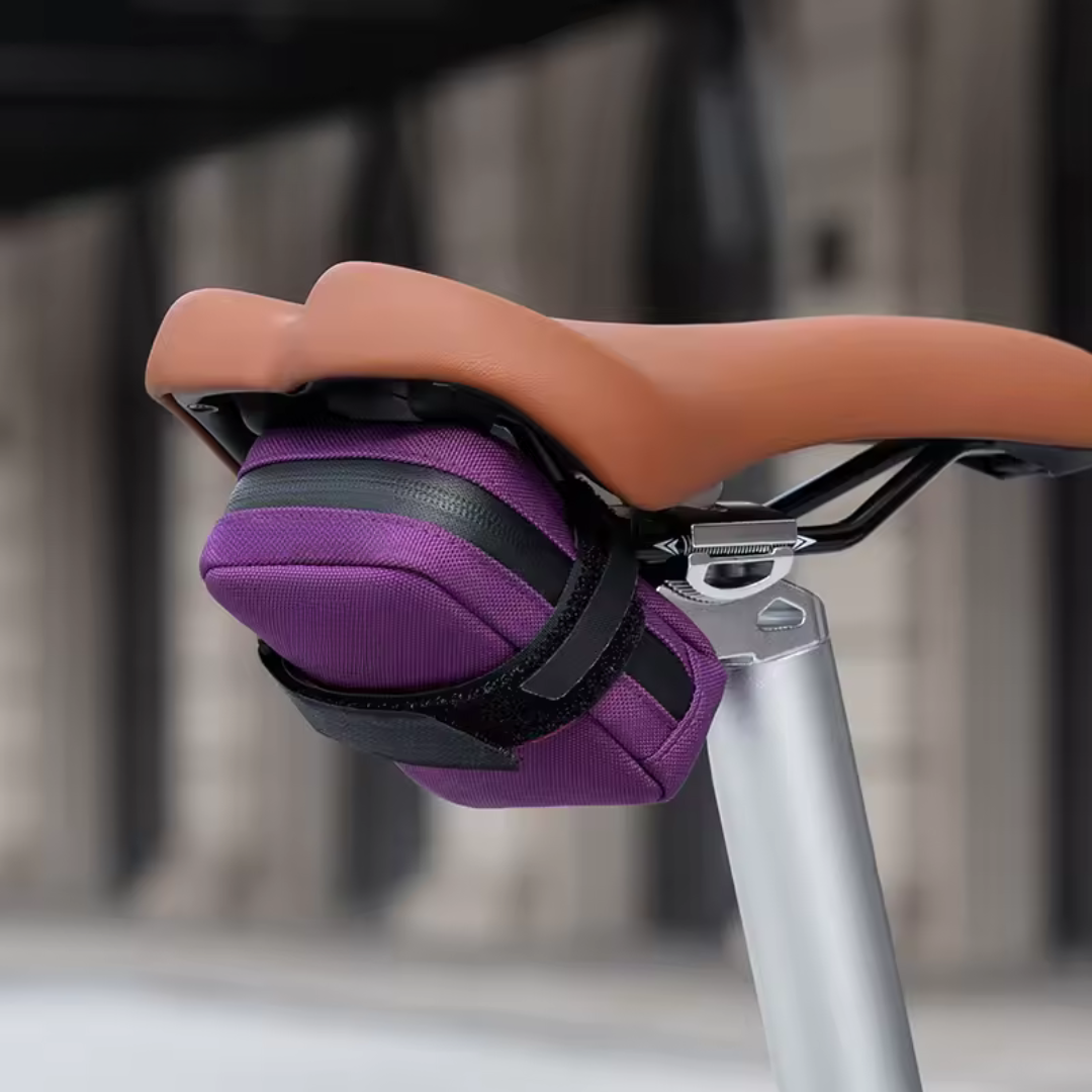 Ultra-lightweight bicycle saddle bag with zipper – SeatFix Mini