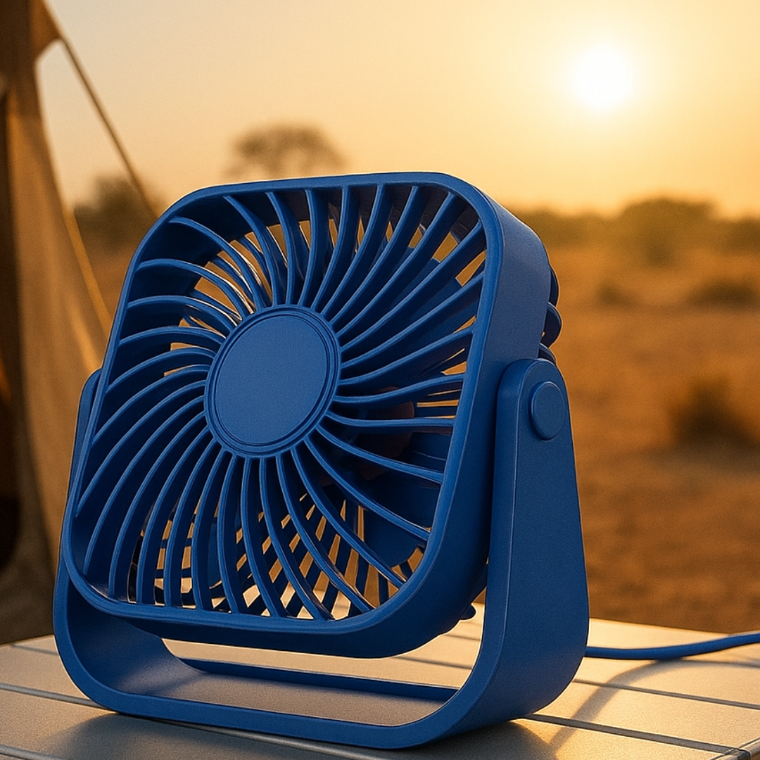 Portable Fan with Silent 3-Speed & 360° Adjustment – AeroCool Mini