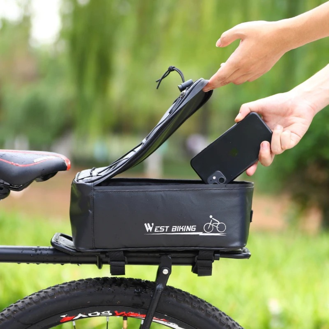 Waterproof Bicycle Carrier Bag 4L – VeloDry Pro