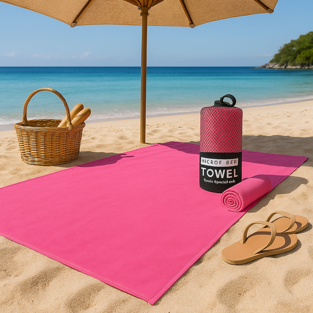 Beach Towel Microfibre Quick-Drying 80×180cm – AeroDry Towel