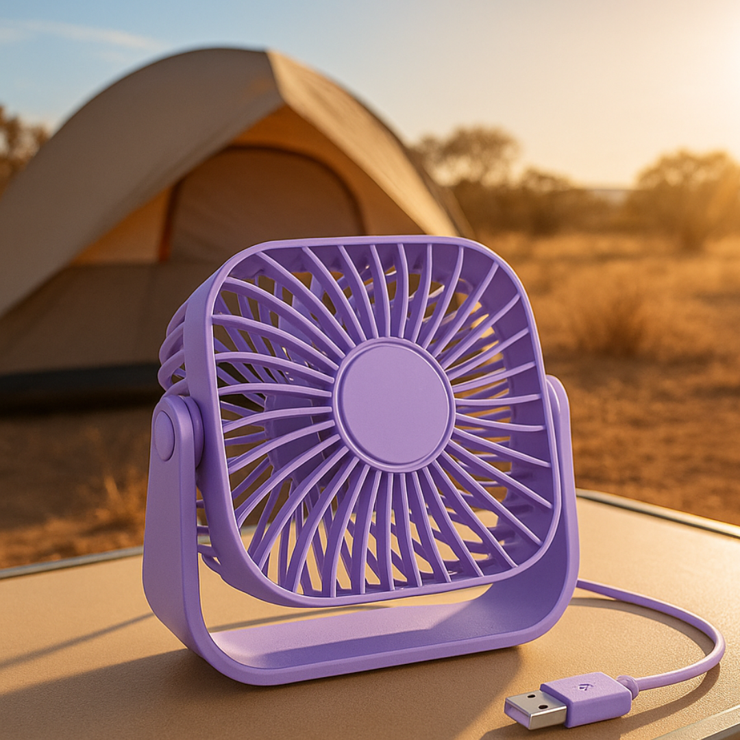 Portable Fan with Silent 3-Speed & 360° Adjustment – AeroCool Mini