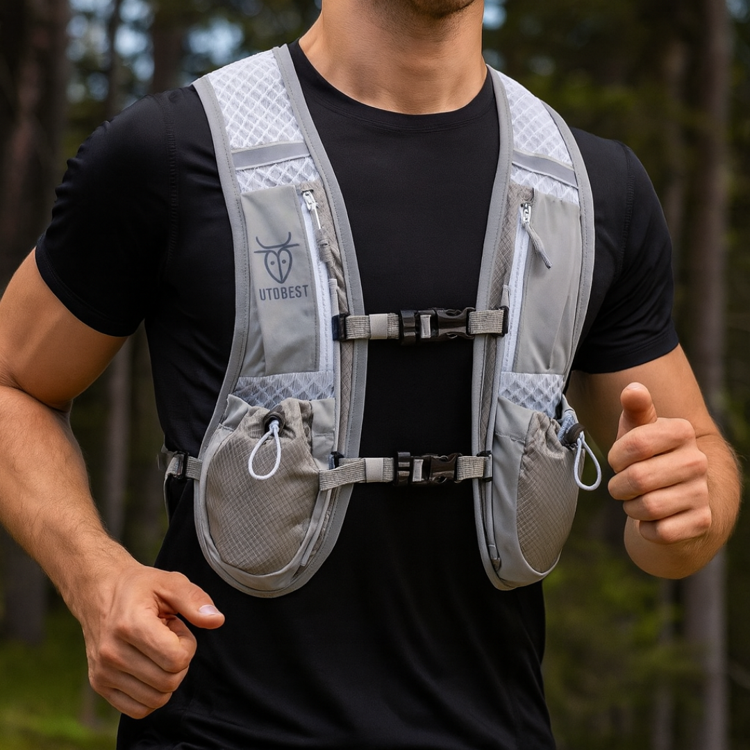 Running Vest Hydration Pack 5L – AeroFlow Trail Vest