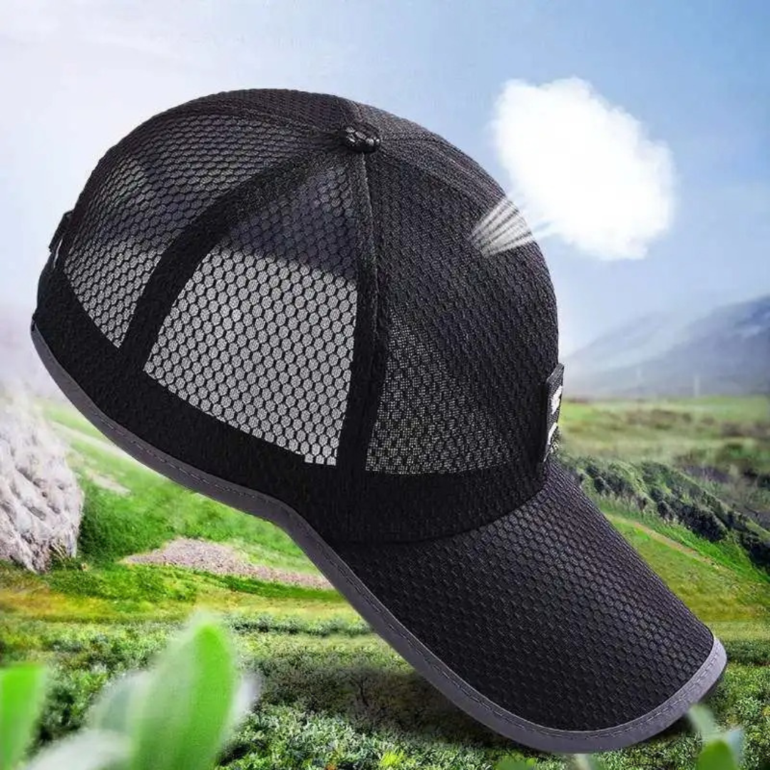 Cap Hat Mesh Baseball with Sun Protection – AeroCool Sports Cap