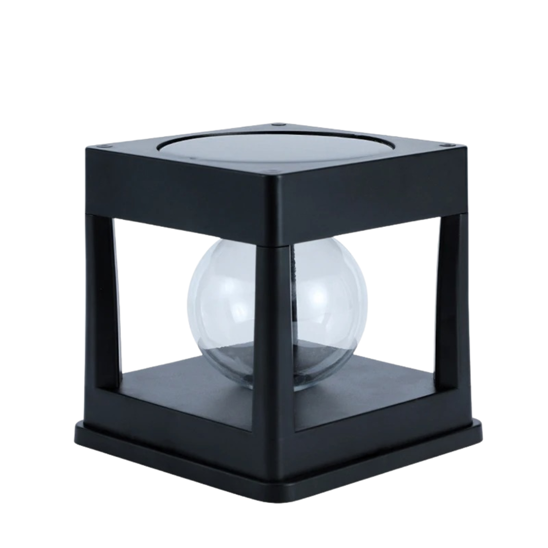 Solar Garden Light – GlowSphere Outdoor Column Lamp