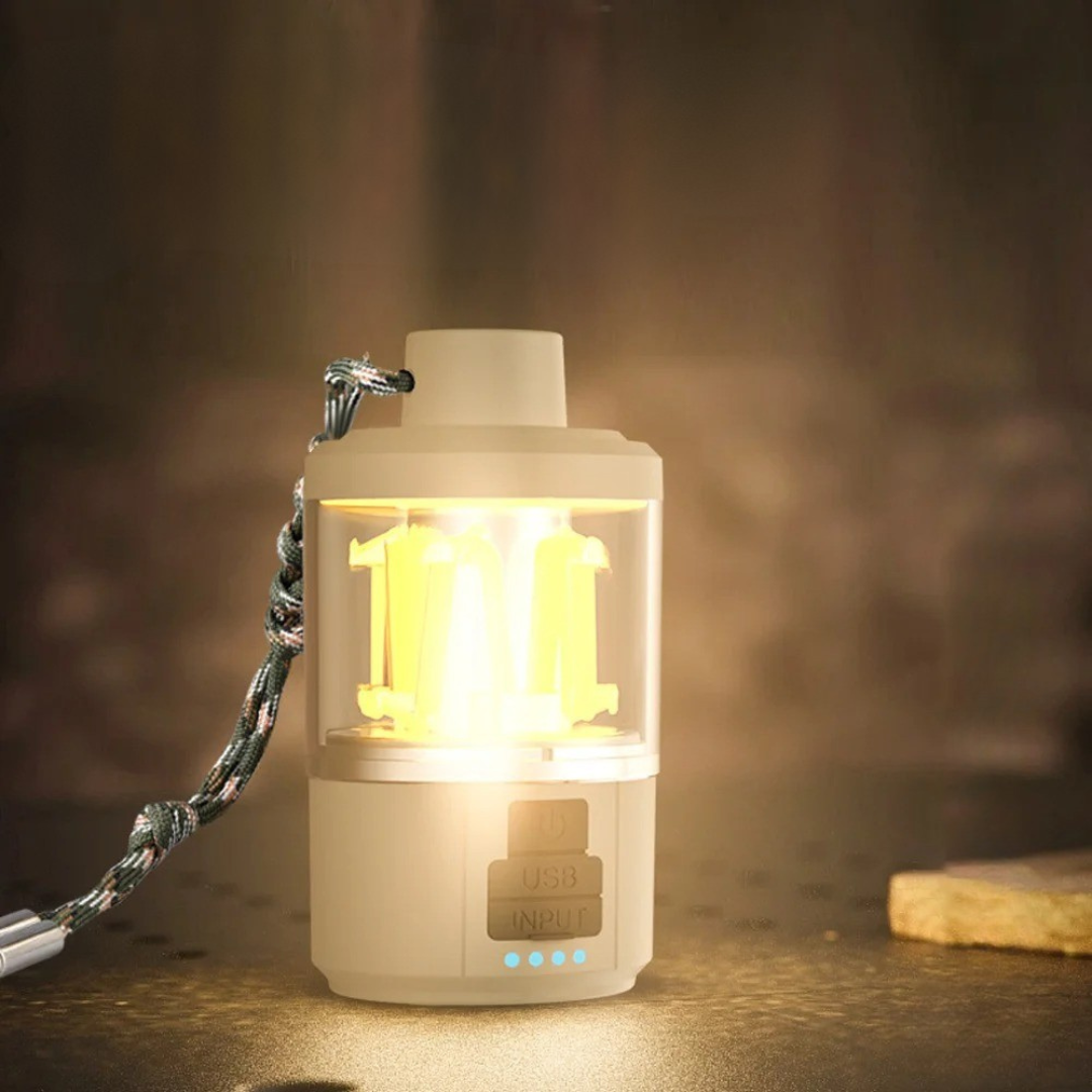 Rechargeable Waterproof Dimmable LED Camping Lamp with 3 Light Colours – LightWand