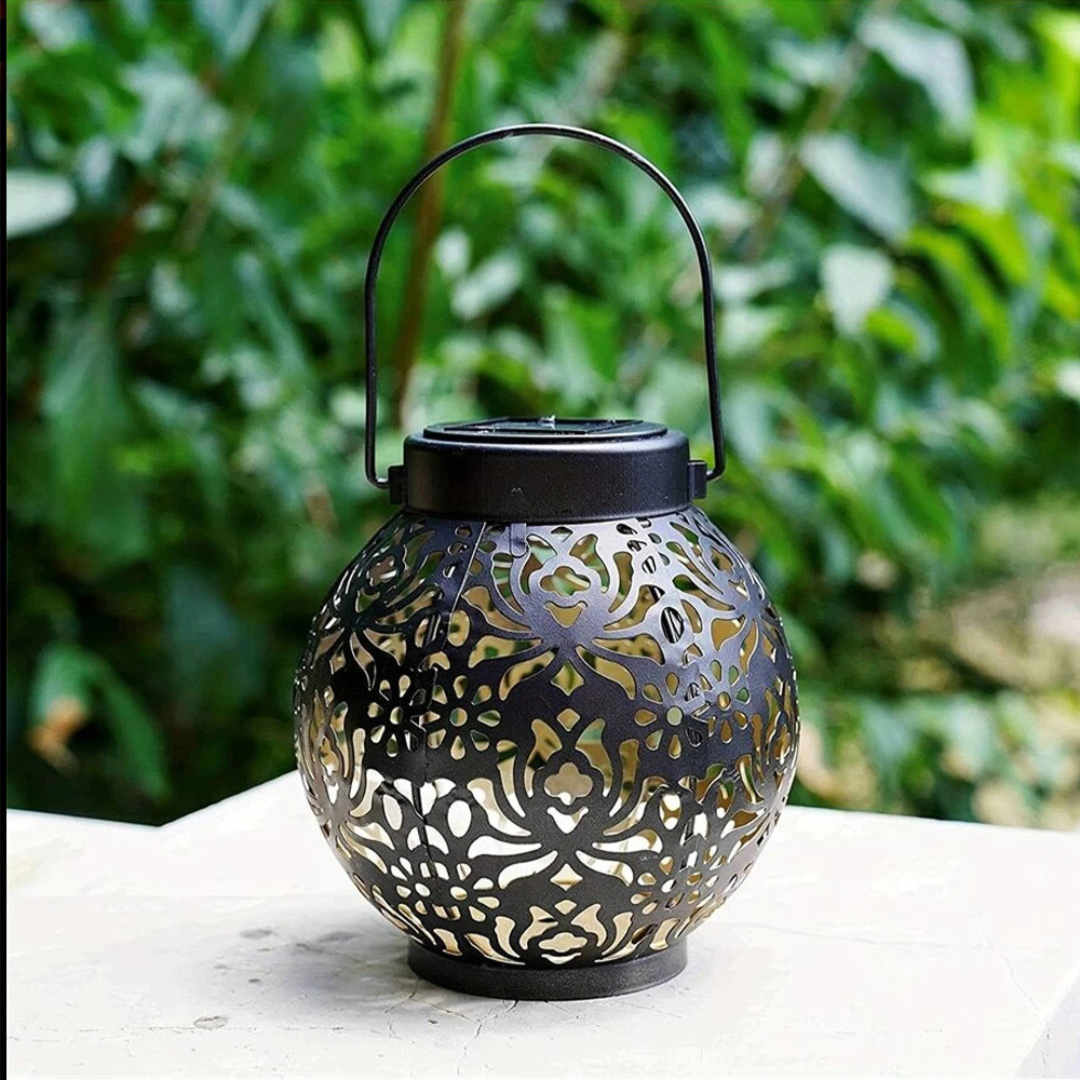 Vintage Light Retro Lamp – AuraGlow Solar Garden Projection Lantern