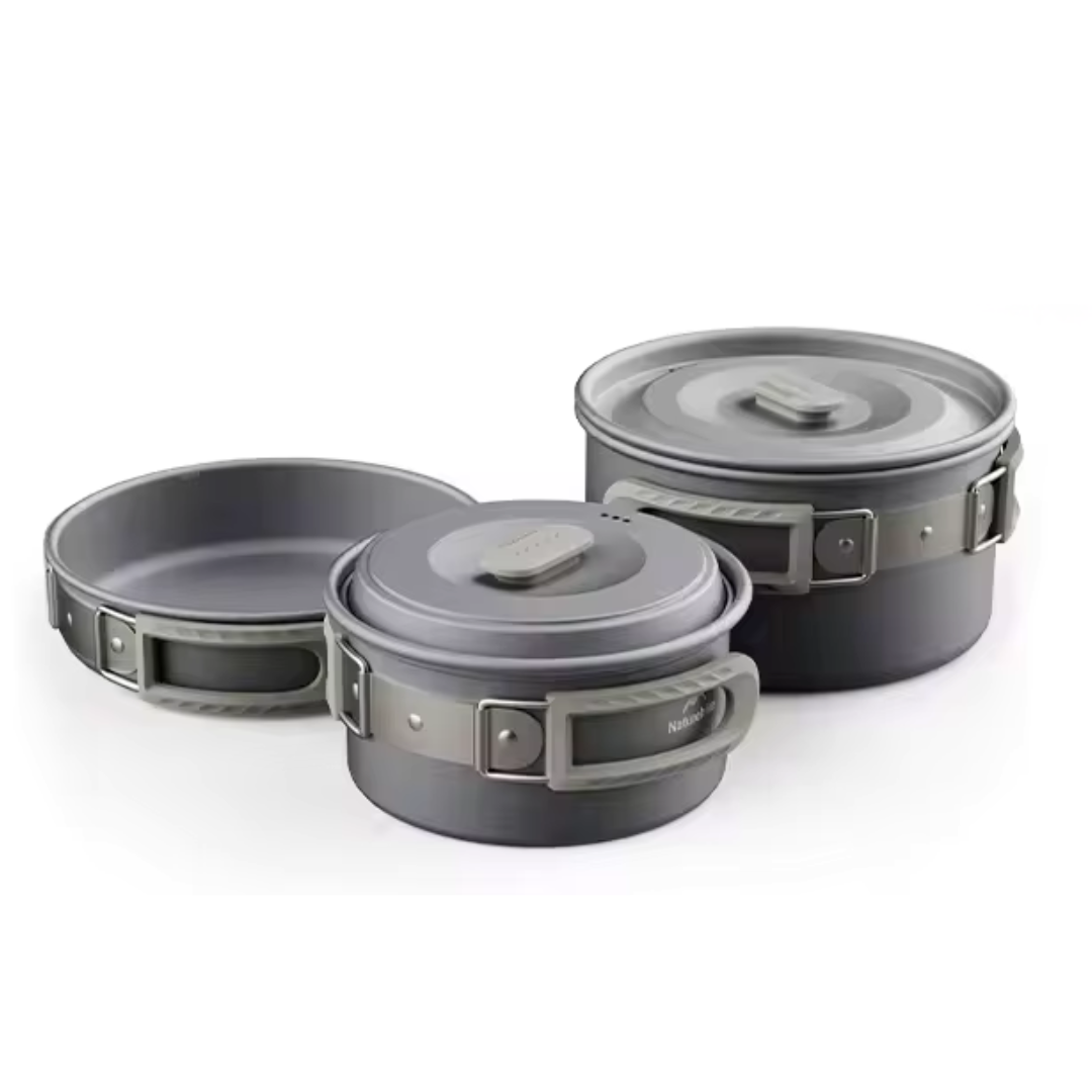 Camping & Trekking Cookware Set (2–4 Persons) – CookSet Family