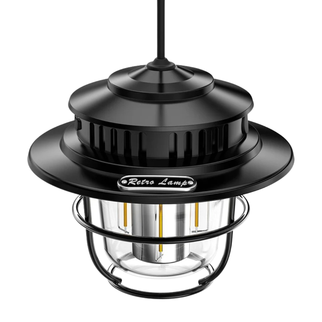 Vintage Light Retro Lamp – TrailGuard Waterproof Camping Lantern