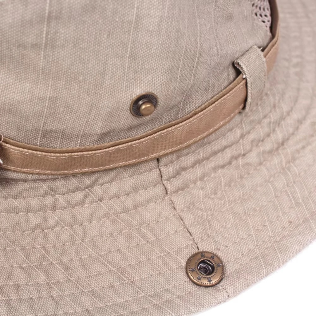 Sun Hat Cotton Bucket with Breathable Mesh – TrailSeeker Outdoor Cap