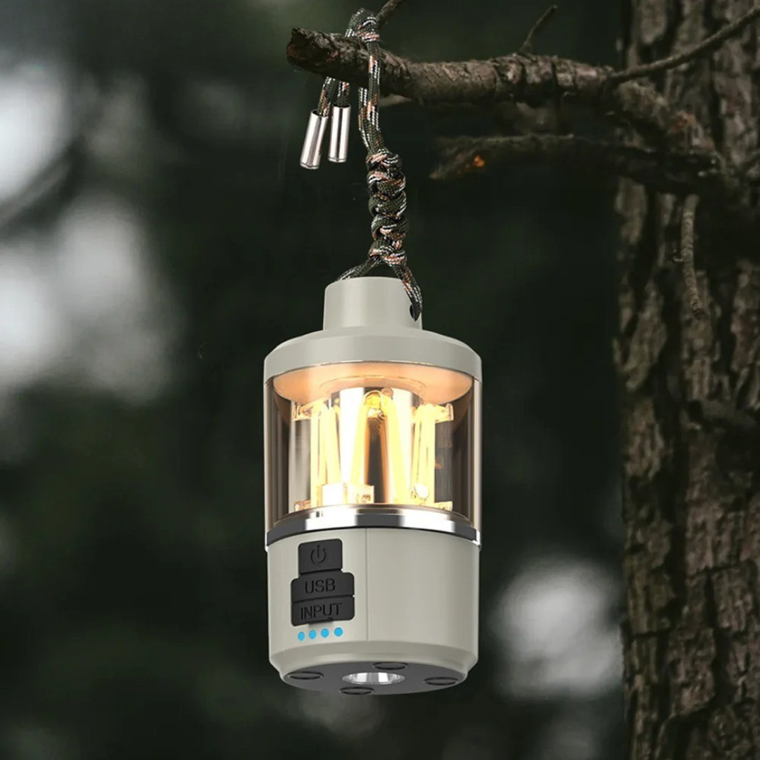 Rechargeable Waterproof Dimmable LED Camping Lamp with 3 Light Colours – LightWand