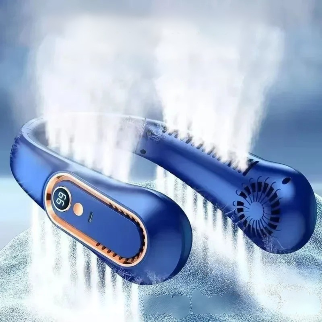 Neck Fan – AeroFlow Pro 8000mAh USB Rechargeable Fan
