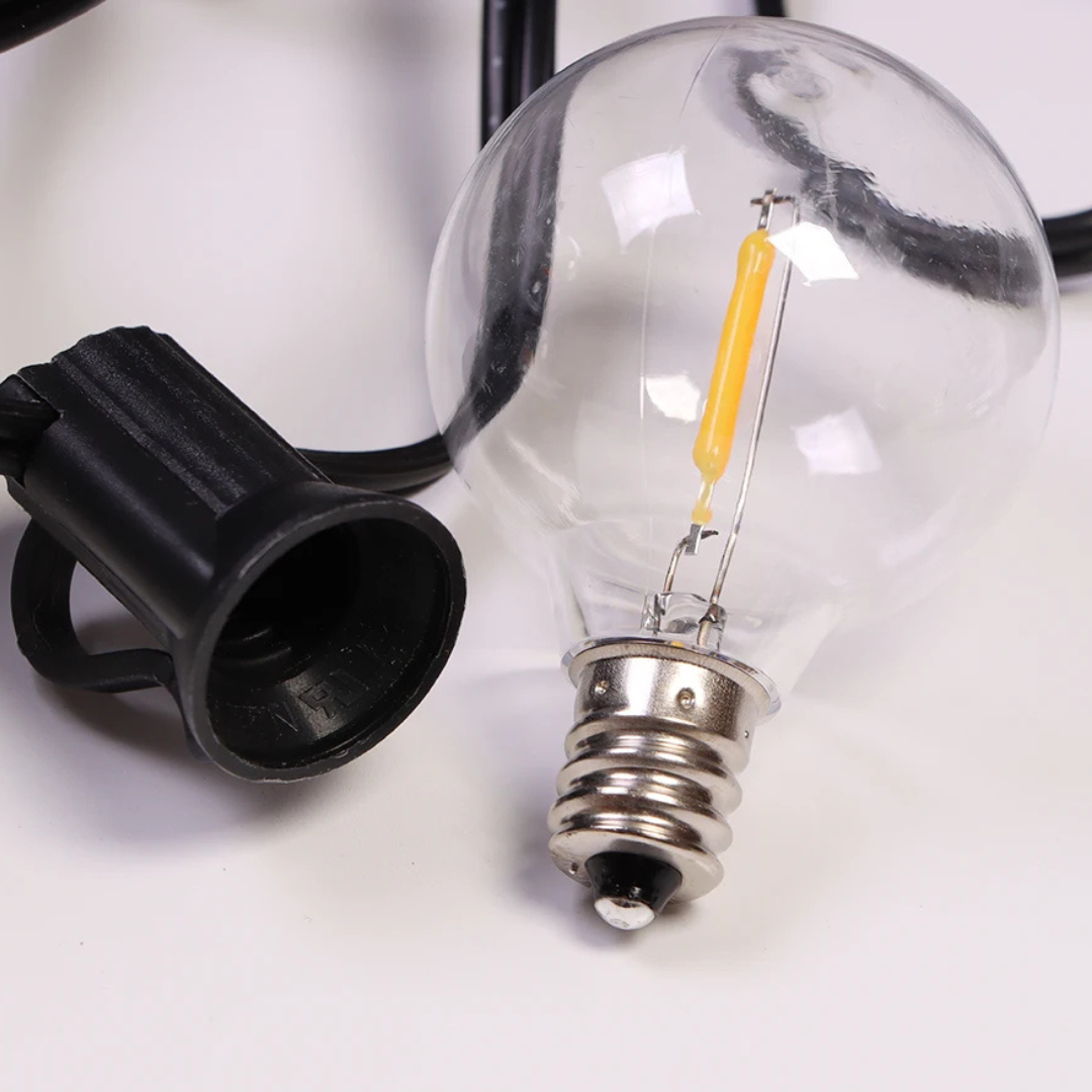 String Light – SolaraGlow G40 Patio Lights