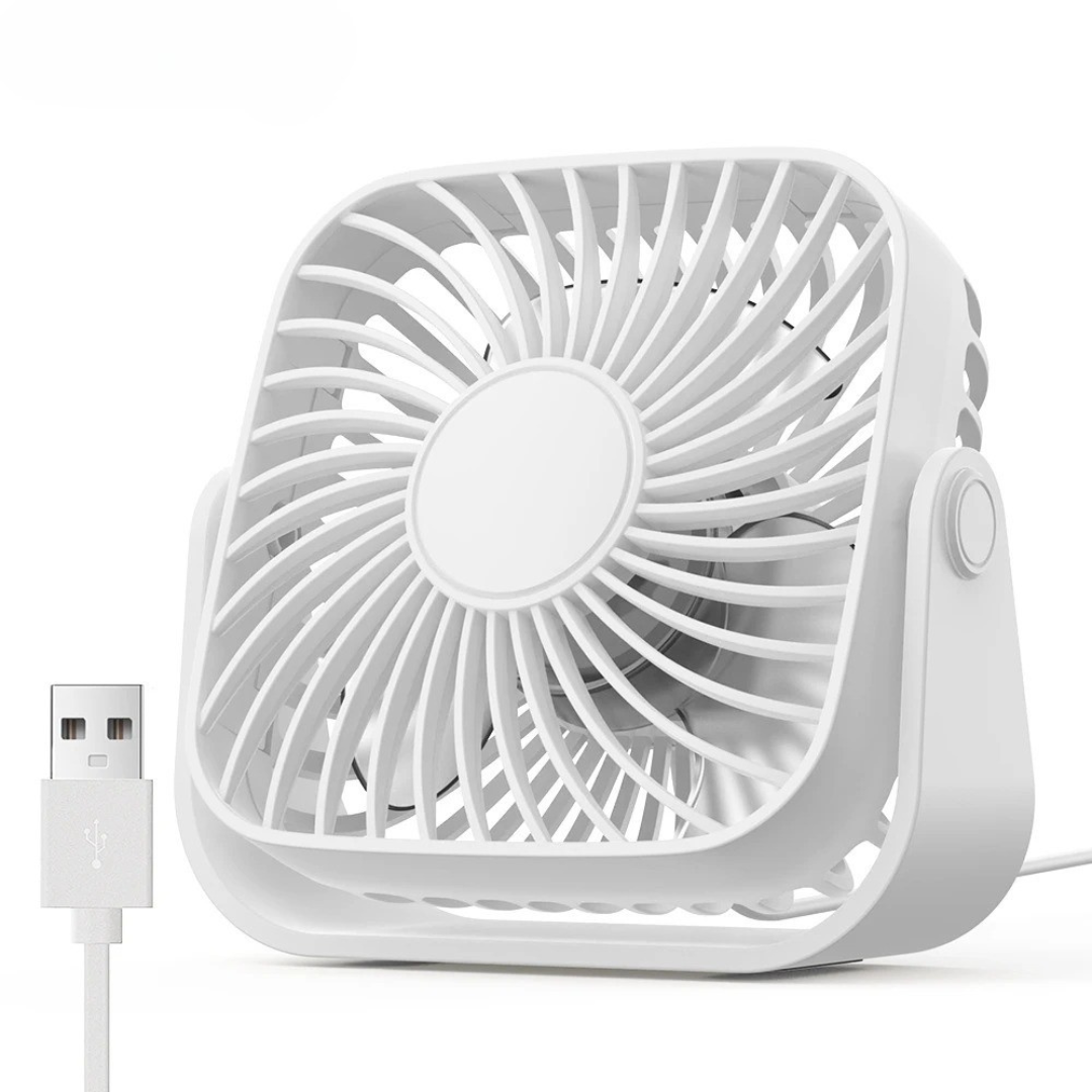 Portable Fan with Silent 3-Speed & 360° Adjustment – AeroCool Mini