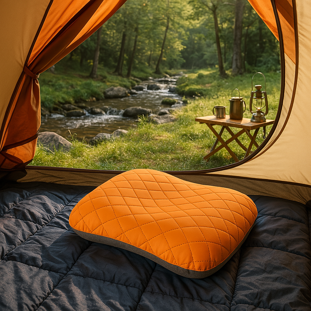 Compact Outdoor Air Cushion for Travel & Sleep – SoftRest Air