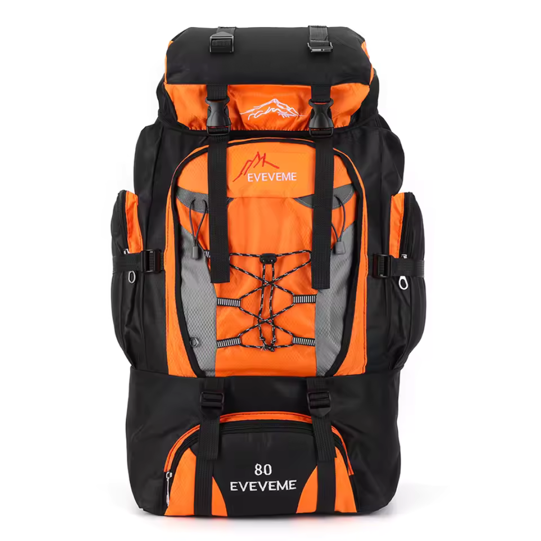 Outdoor Backpack 80L Waterproof & Comfortable – TrekRidge 80-Sport & Leisure > Camping & Hiking > Backpacks & Bags > Hiking backpacks-NordSpur Melbourne-NordSpur Melbourne