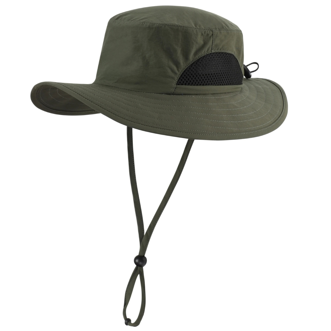 Sun Hat for Kids with Wide Brim & Breathable Mesh – Connectyle Adventure Cap