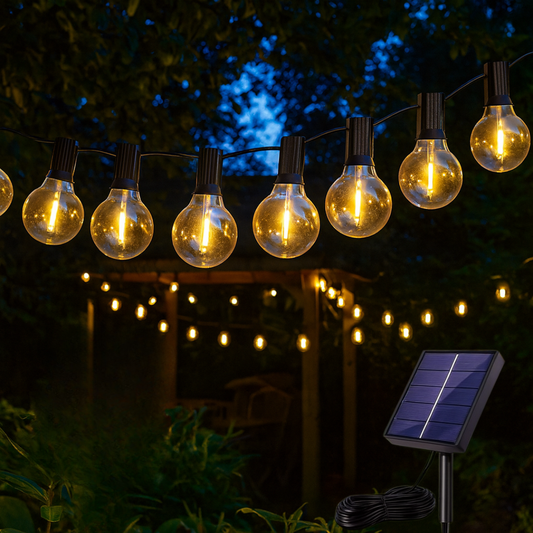 String Light – SolaraGlow G40 Patio Lights