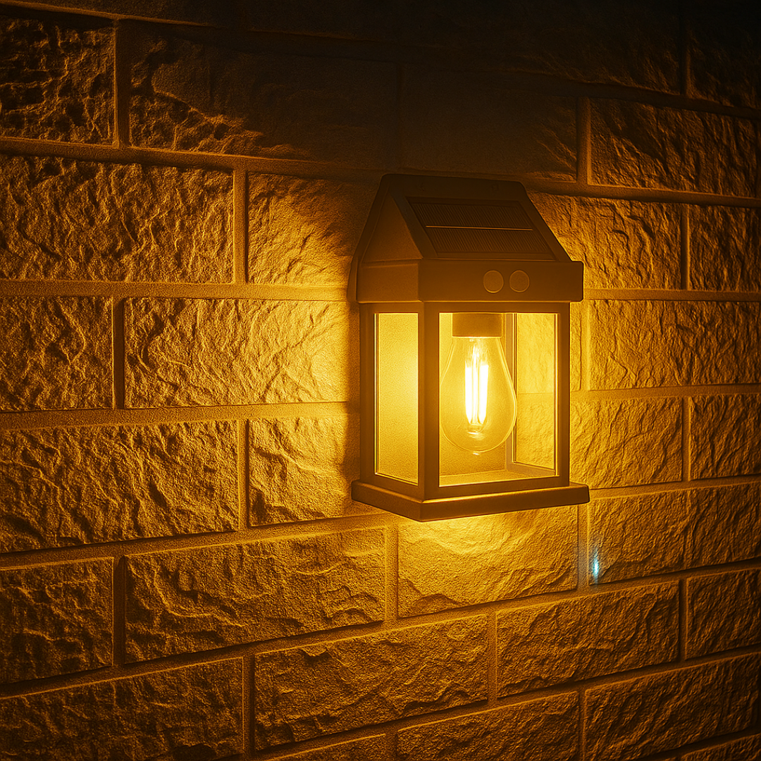 Solar Garden Light – LumaGuard Outdoor Wall Lamp