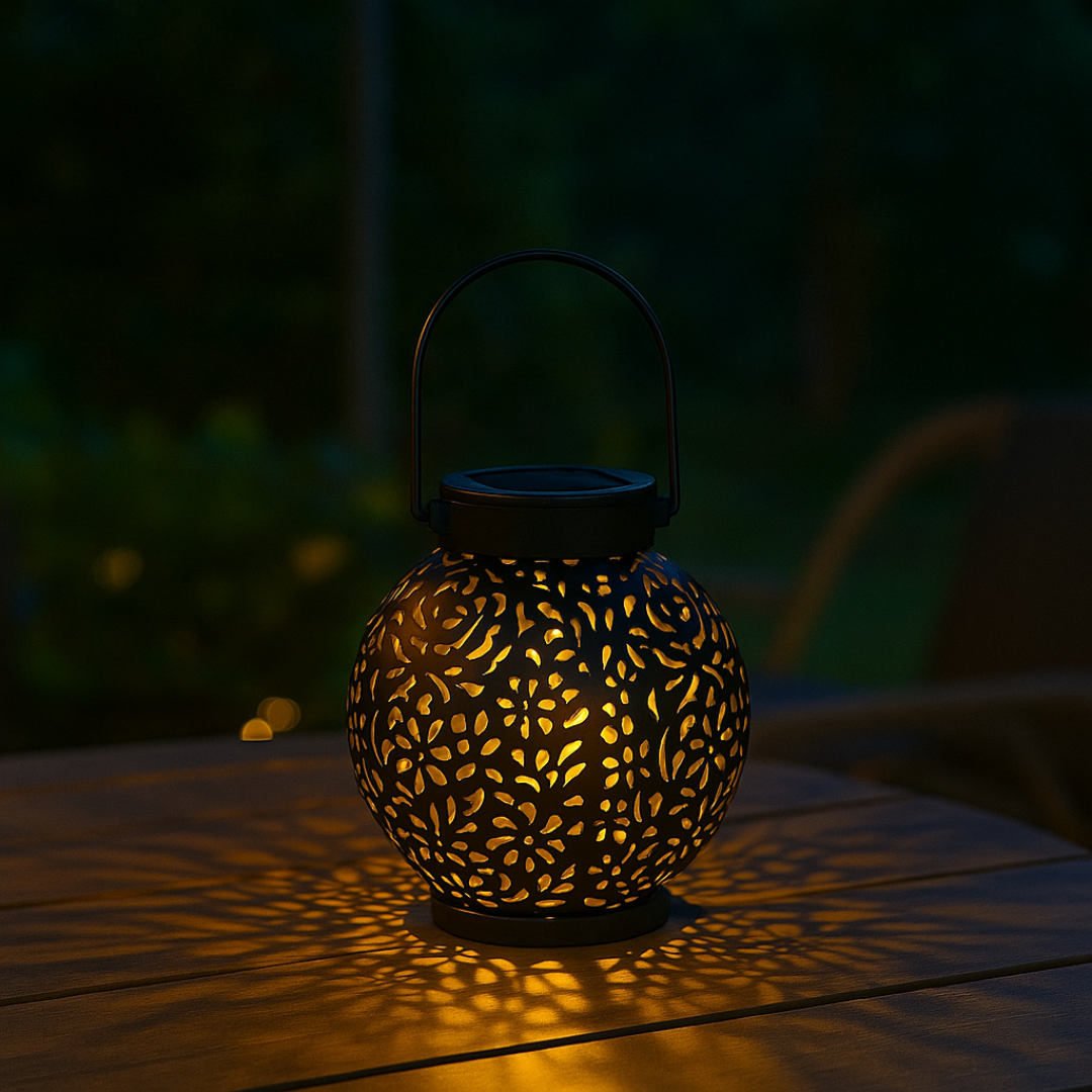 Vintage Light Retro Lamp – AuraGlow Solar Garden Projection Lantern