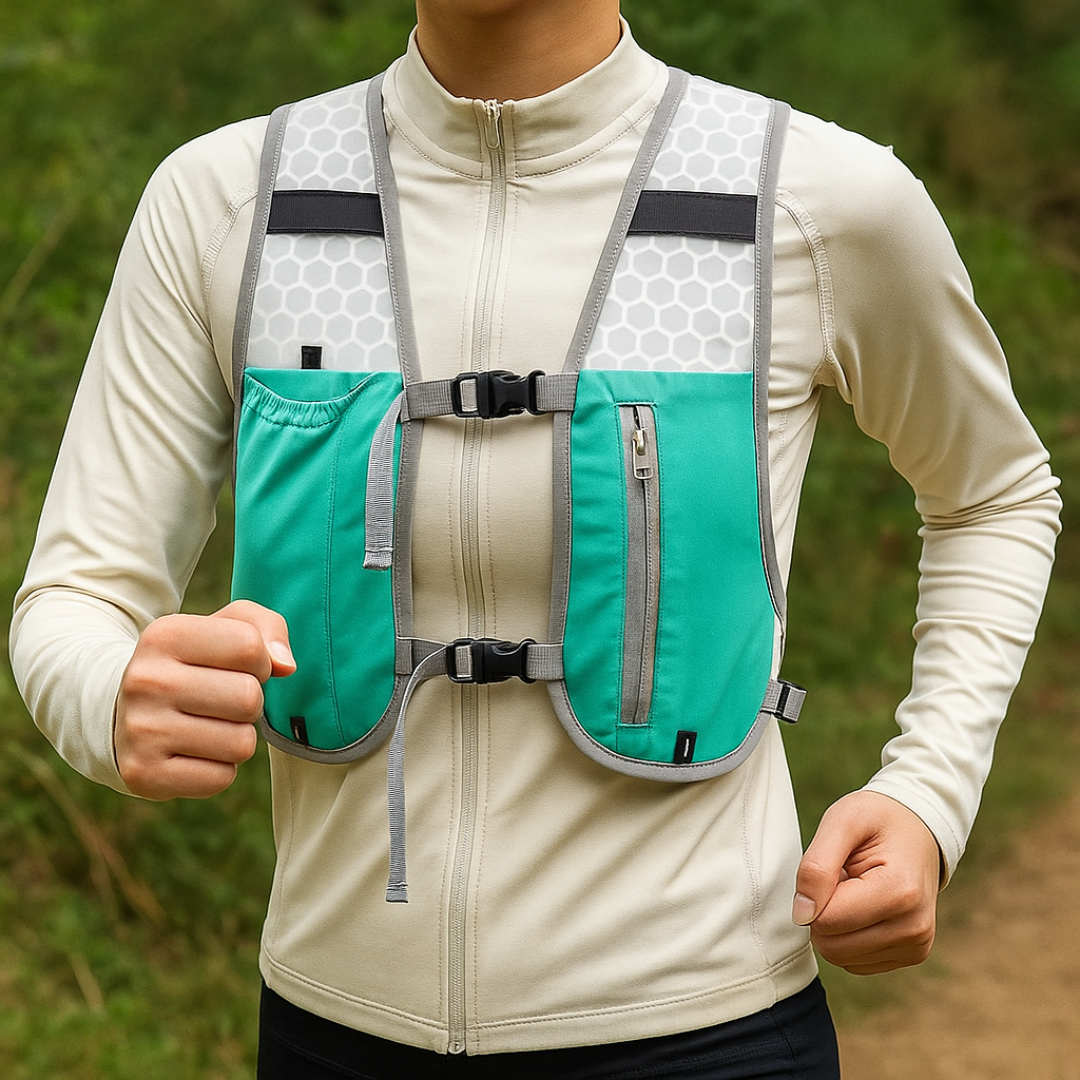 Running Vest, Hydration – AeroFlow Lightweight Reflective Vest