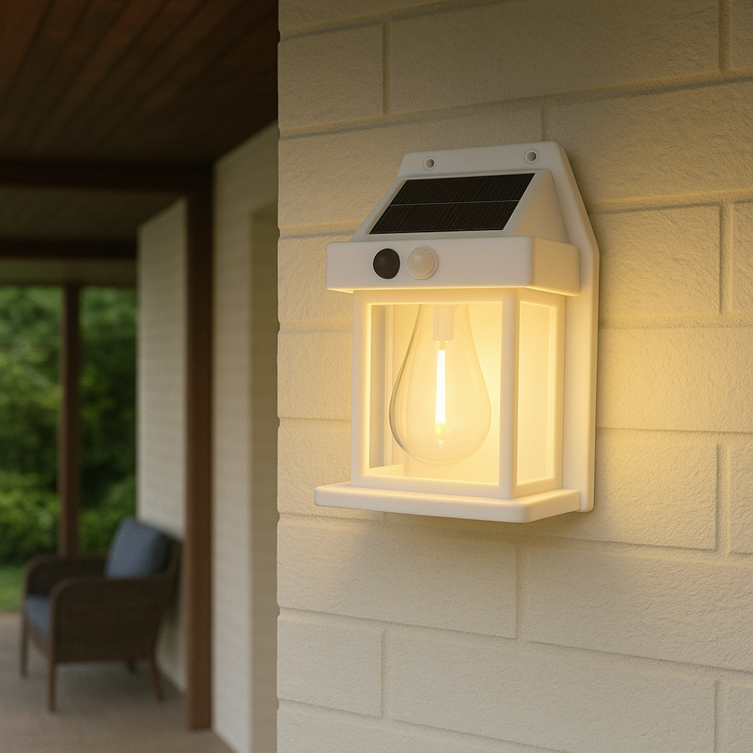 Solar Garden Light – LumaGuard Outdoor Wall Lamp