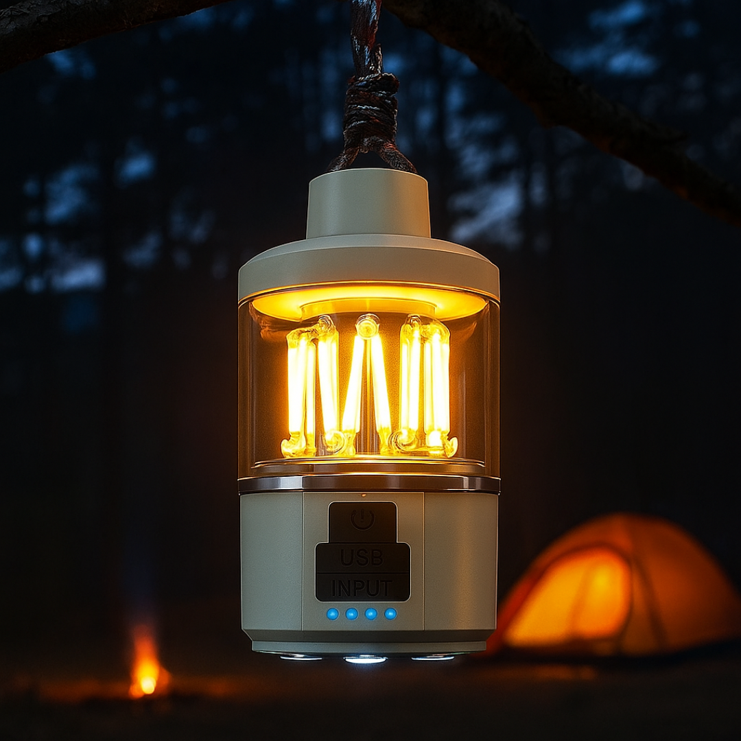 Rechargeable Waterproof Dimmable LED Camping Lamp with 3 Light Colours – LightWand