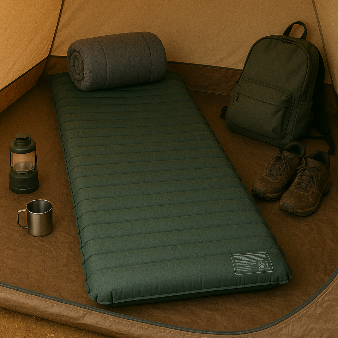 Self-Inflating Outdoor Sleeping Mat 10 cm – TrekNap AirCore