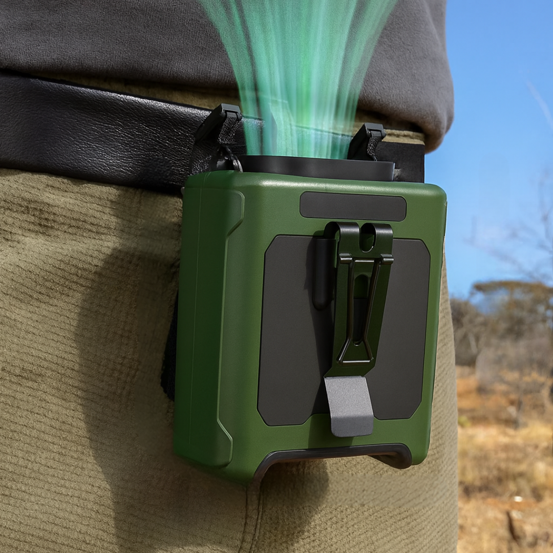 Waist Fan – AeroBreeze 10000mAh with 5 Speeds & LED Light