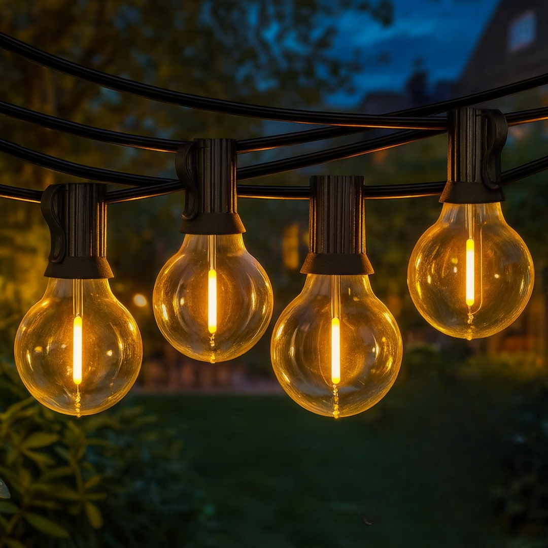 String Light – SolaraGlow G40 Patio Lights