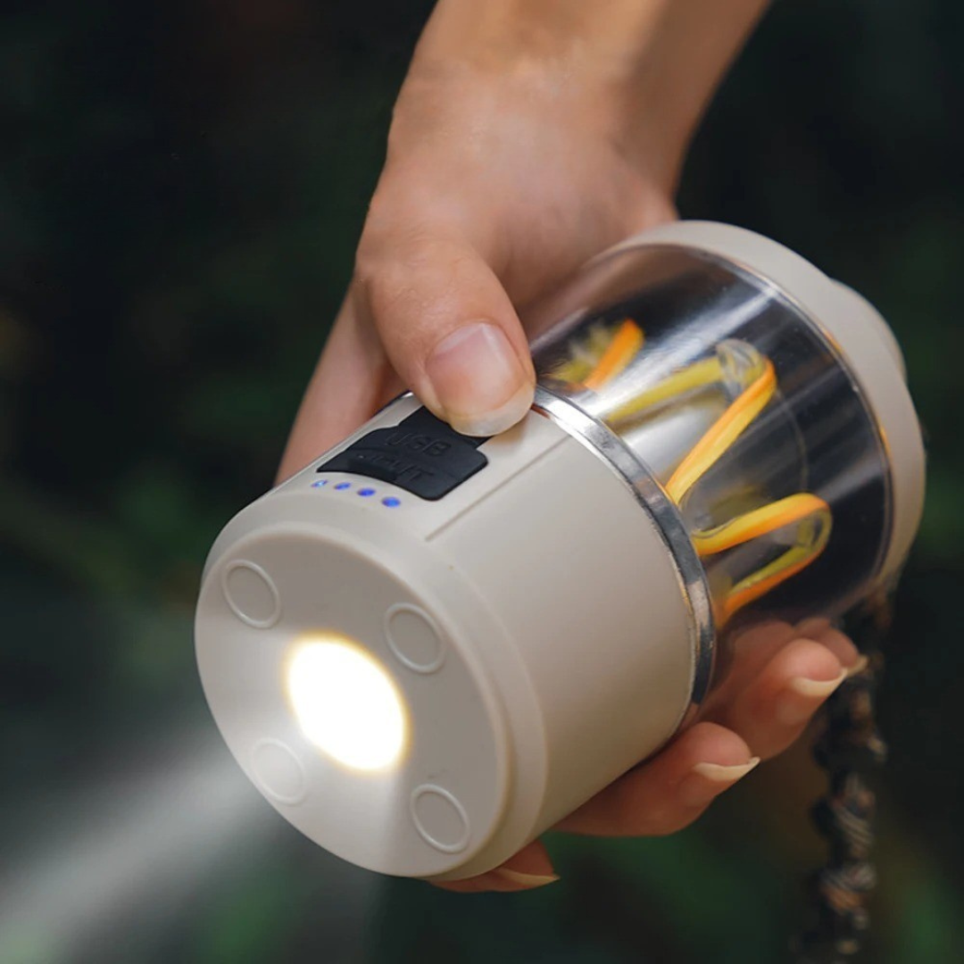 Rechargeable Waterproof Dimmable LED Camping Lamp with 3 Light Colours – LightWand