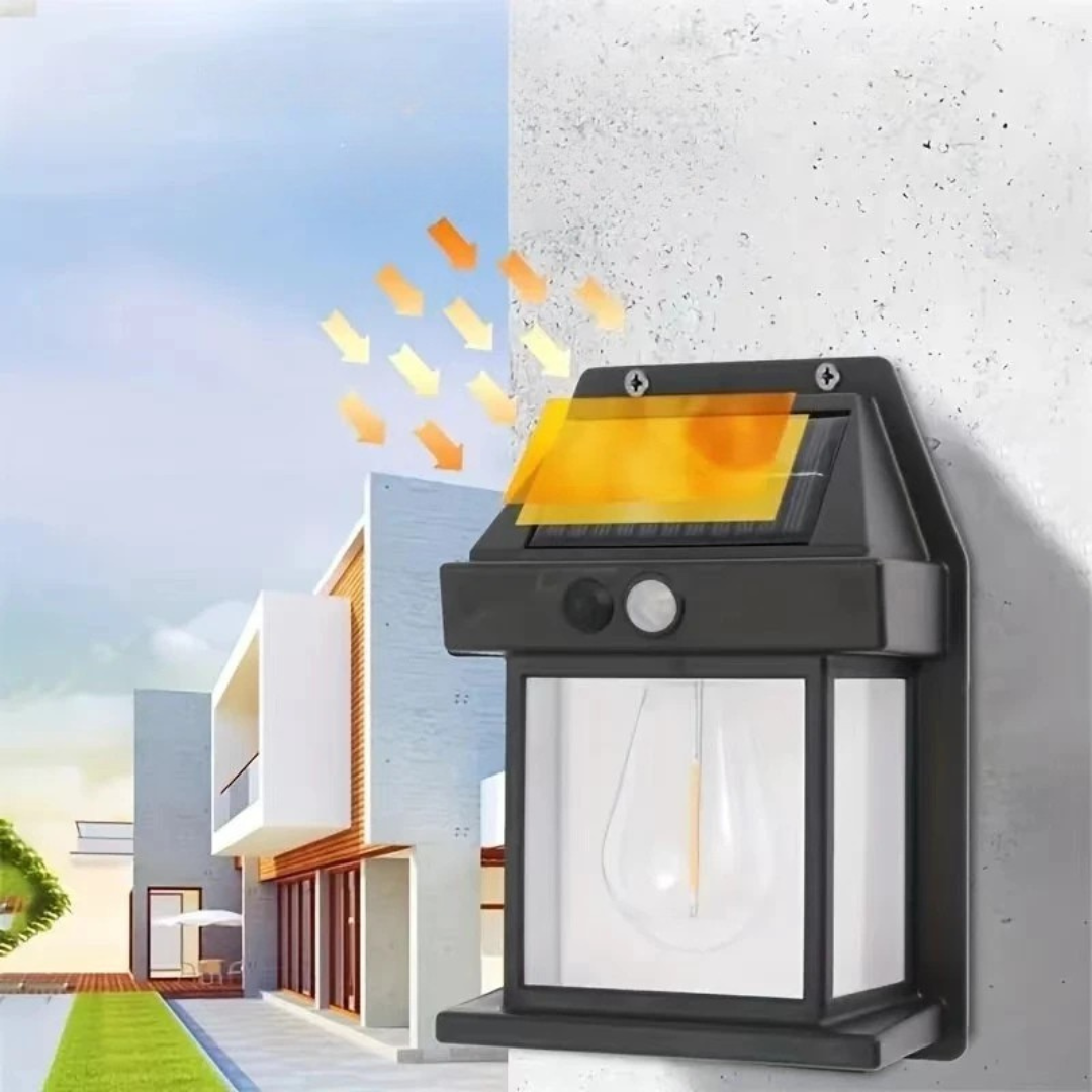 Solar Garden Light – LumaGuard Outdoor Wall Lamp