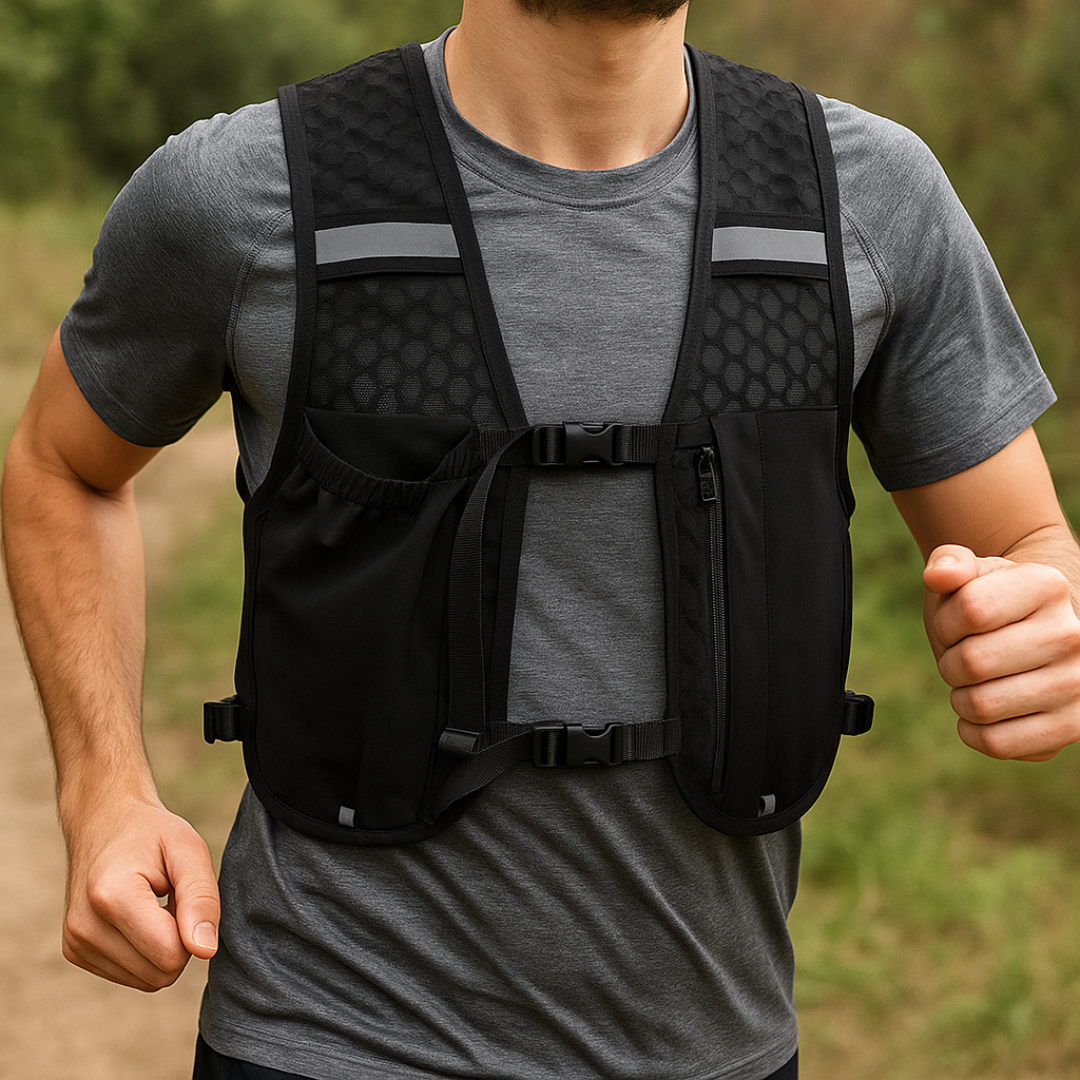 Running Vest, Hydration – AeroFlow Lightweight Reflective Vest