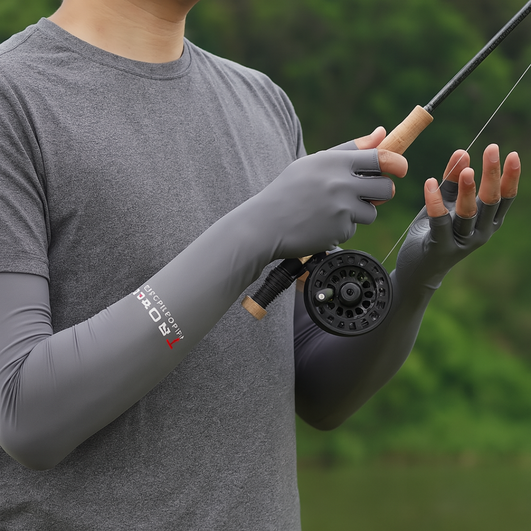 Arm Sleeves for Men – AeroSilk Shield