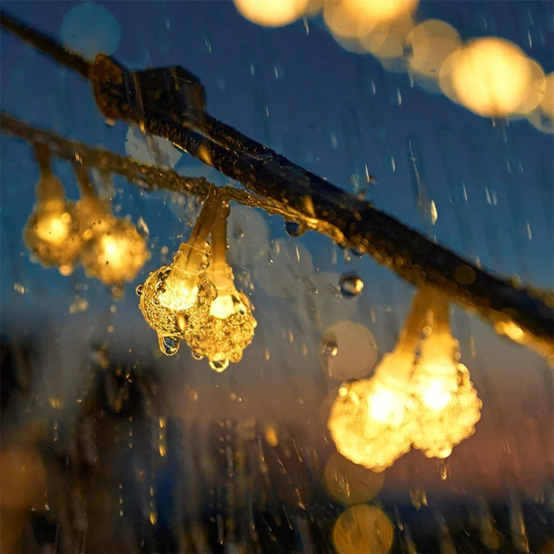 Solar LED Fairy Lights Outdoor Waterproof  – GlowSphere