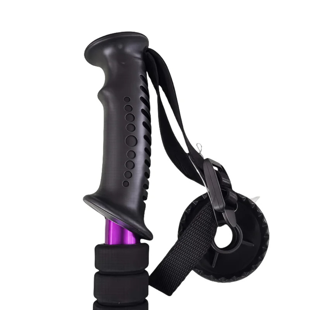 Folding Hiking Poles 4-part, ultra-light & robust – AlpGrip