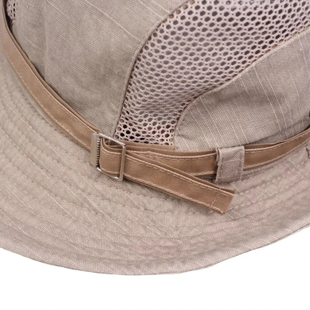Sun Hat Cotton Bucket with Breathable Mesh – TrailSeeker Outdoor Cap