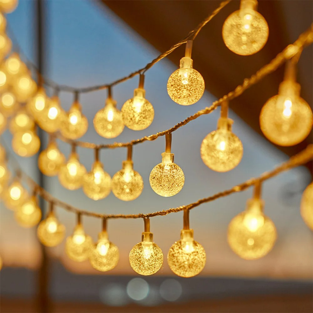 Solar LED Fairy Lights Outdoor Waterproof  – GlowSphere