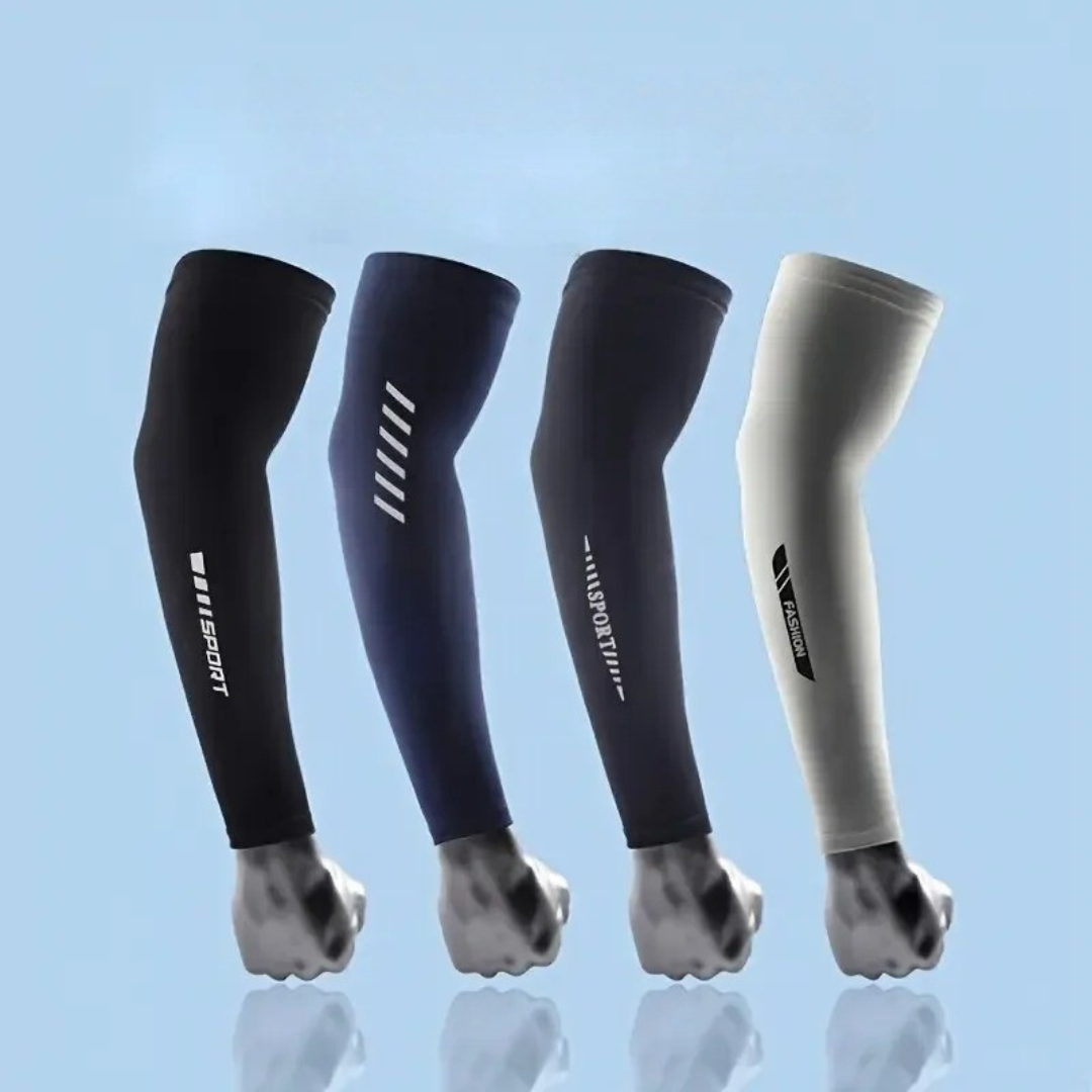 Cooling Sports Sleeves with UV Protection – AeroCool Arm Guards