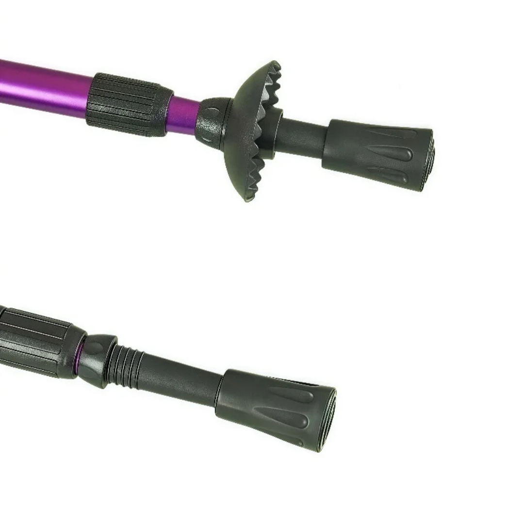 Folding Hiking Poles 4-part, ultra-light & robust – AlpGrip