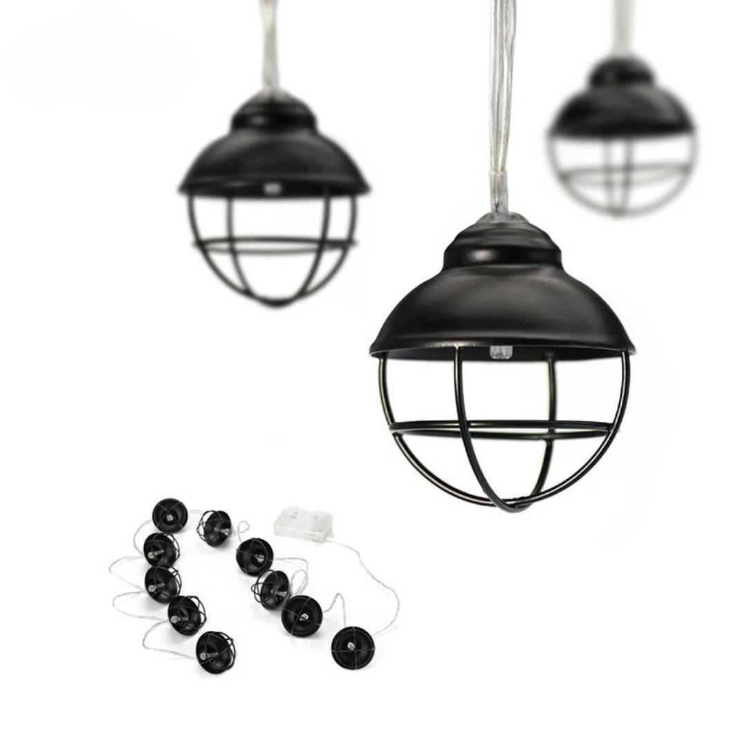 LED Tent String Lights 170 cm Waterproof Battery-Operated – CampGlow