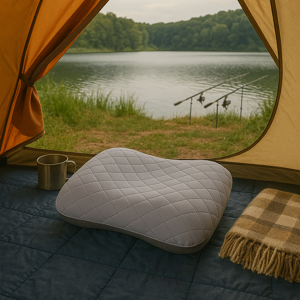 Compact Outdoor Air Cushion for Travel & Sleep – SoftRest Air