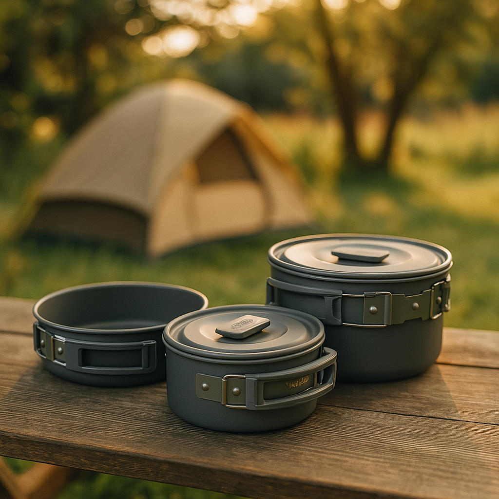 Camping & Trekking Cookware Set (2–4 Persons) – CookSet Family